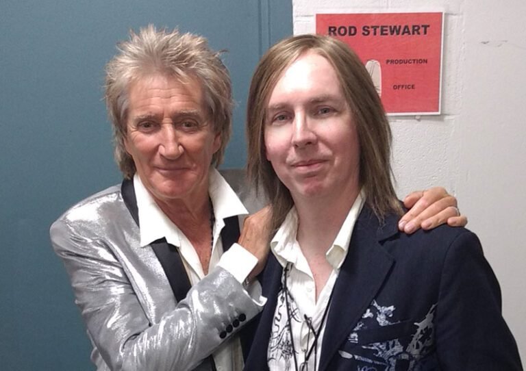 Rod Stewart and Kevin Richards